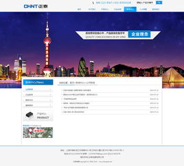 正泰電器集團官方網站設計 打造專業、智能與可信賴的數字化門戶